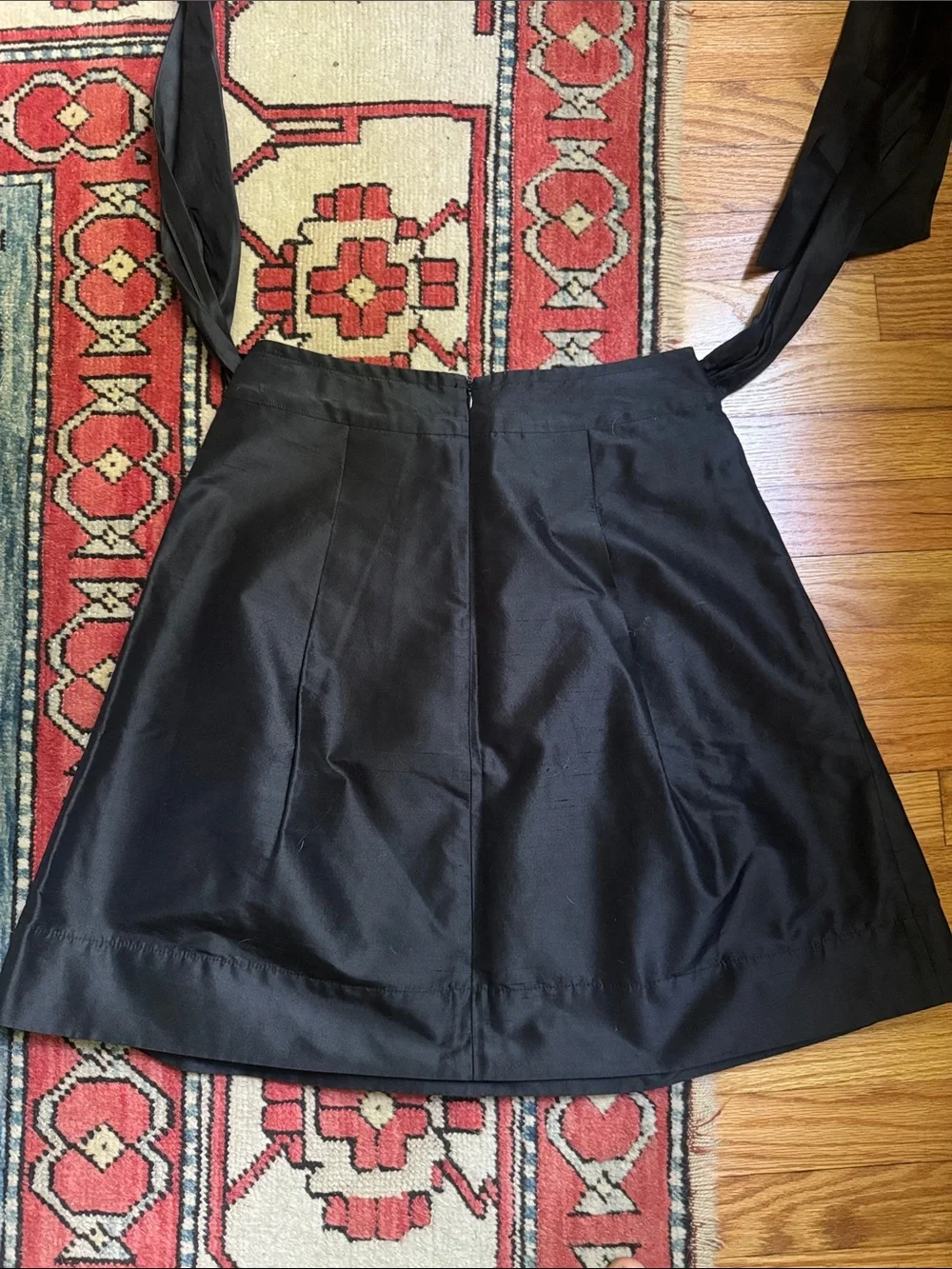 Trina Turk 100% Silk Mini Skirt S black